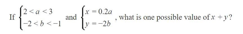 What is one possible value of x+y Rest of the question is in photo PLS I NEED THIS-example-1