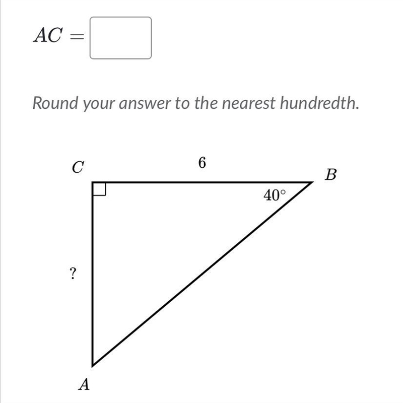 Solve for a side in right triangles-example-1