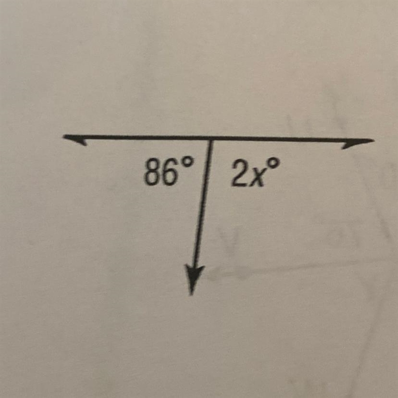 What is X equal to? PS it’s not 180-example-1