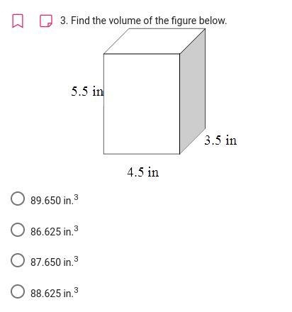 Find the volume of the figure below.-example-1