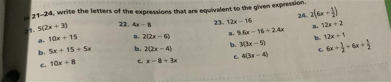 Answer questions 21 to 24-example-1