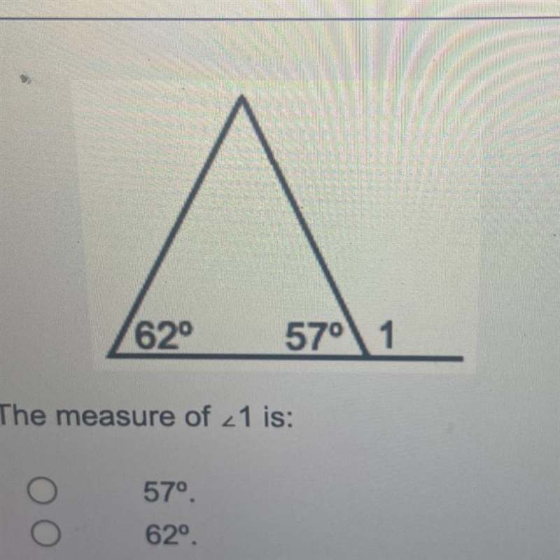 The measure of <1 is: 570. 620. 119. None of these choices are correct.-example-1