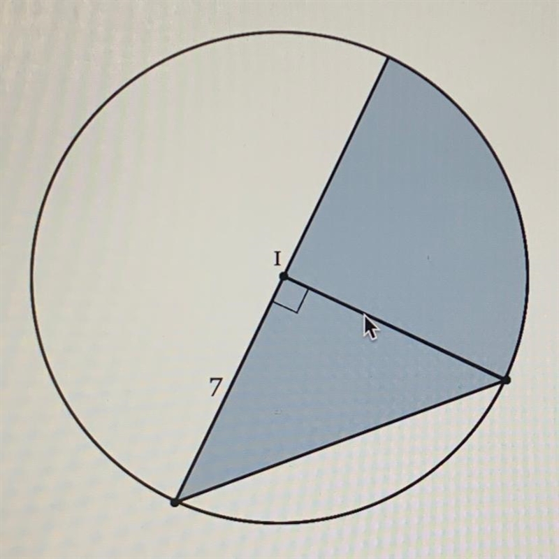 Find the area of the shaded region of circle F below. Round your answer to the nearest-example-1