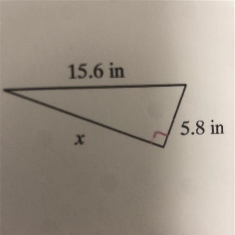 Need help finding the missing side of each triangle?-example-1