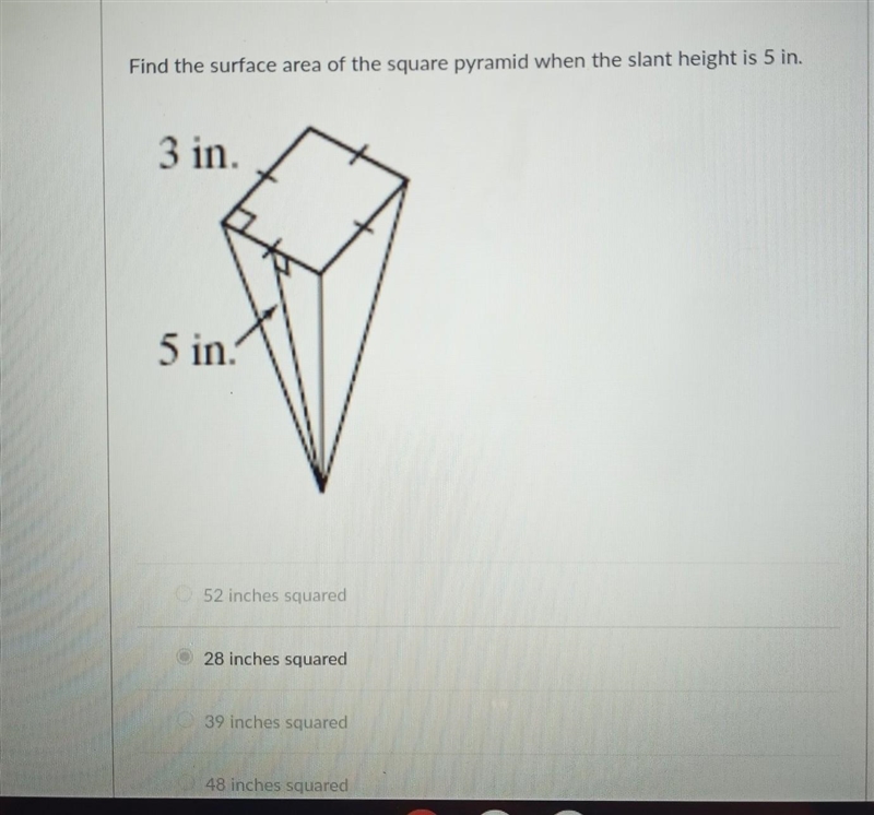 100 point please help. It's not 28 or 52​-example-1