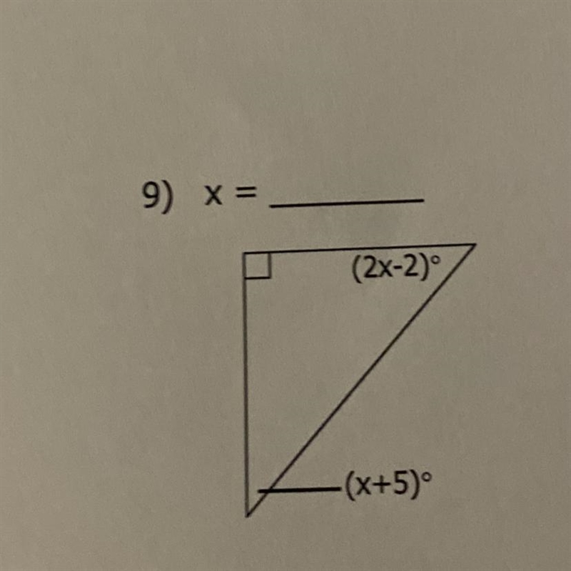 Find the value of x-example-1