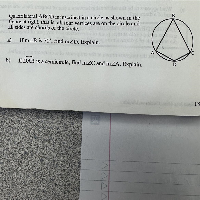 Find part b m of c and m if a. Please explain.-example-1