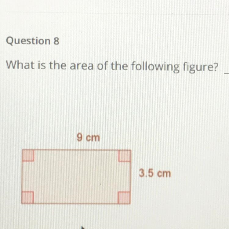 What is the area of the following figure?-example-1