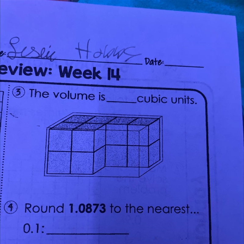 The volume iS cubic units.-example-1