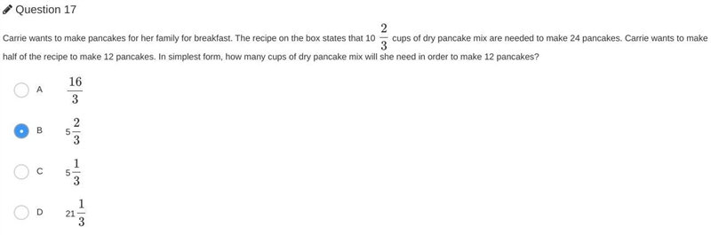 Carrie wants to make pancakes for her family for breakfast. The recipe on the box-example-1