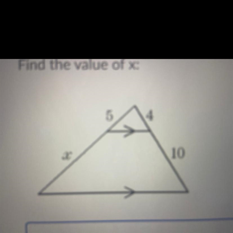 Find the value of x:-example-1