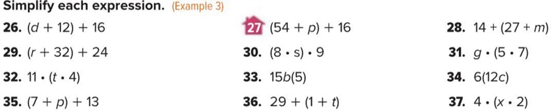 Simplify Each Expression ( ONLY 27 & 28 )-example-1