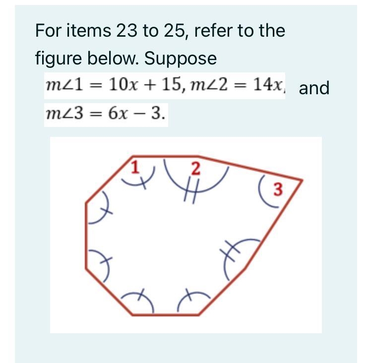 Solve the polygon for x-example-1