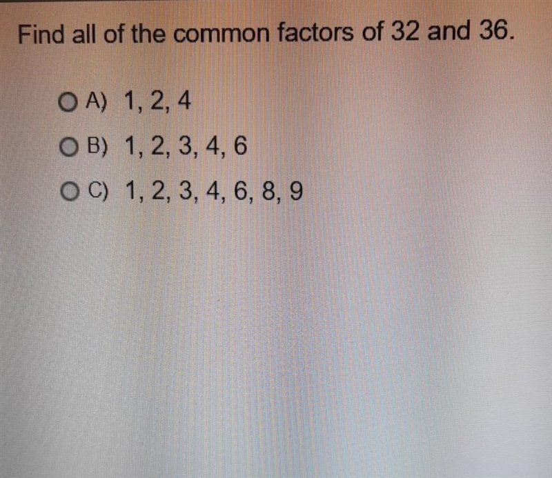 Help Me. I need to get back on track on common factors and factors.​-example-1