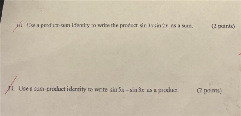 PLEASE HELP W BOTH PRECALC QUESTIONS!!!-example-1