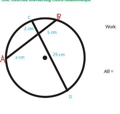 30 POINTS!! Use the diagram to find the length of line segment AB. Please show work-example-1