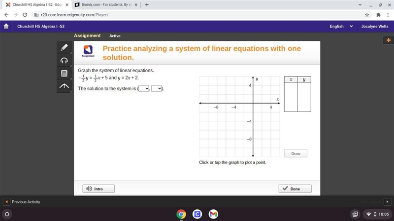 PLEASE HELP AND EXPLAIN THIS ALSO GRAPH PLS the answer choices are -6, -4, 6, 4-example-1