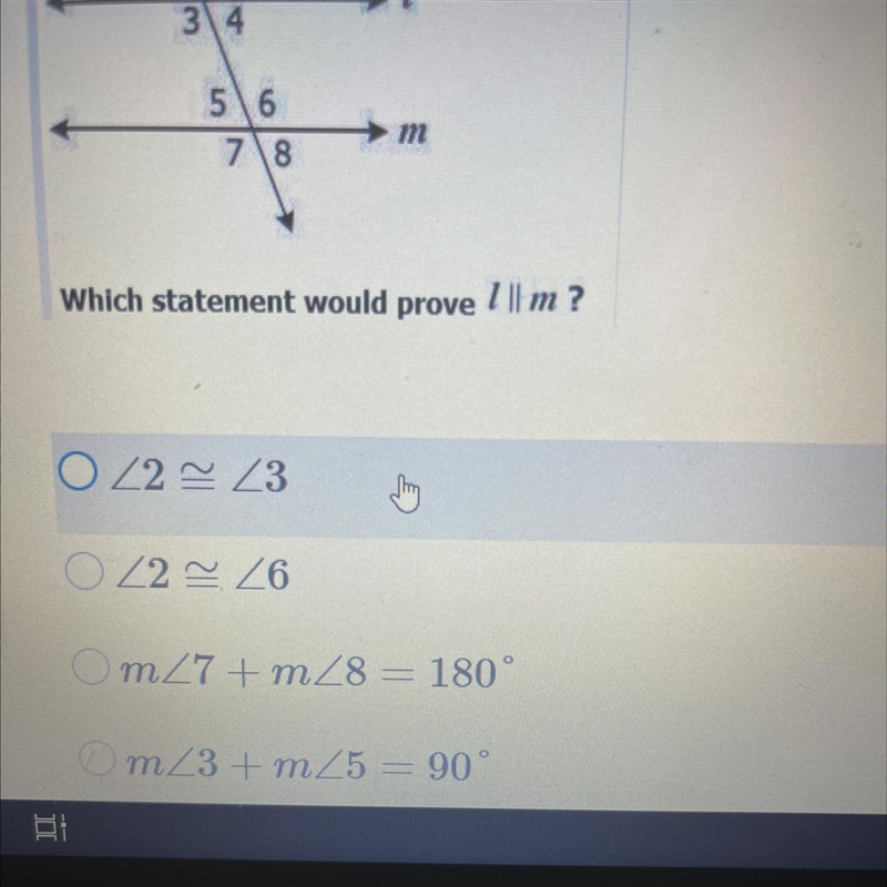 22 23 22 - 26 m27 +mZ8 = 180° mZ3 +mZ5 = 90°-example-1