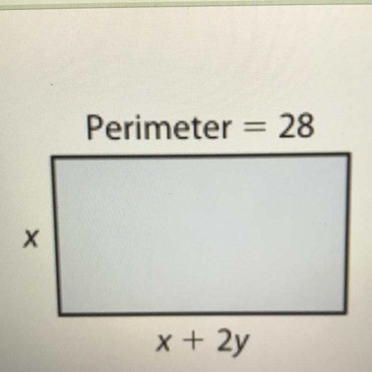 What are the values of x and y in the figures shown? show your work.-example-1