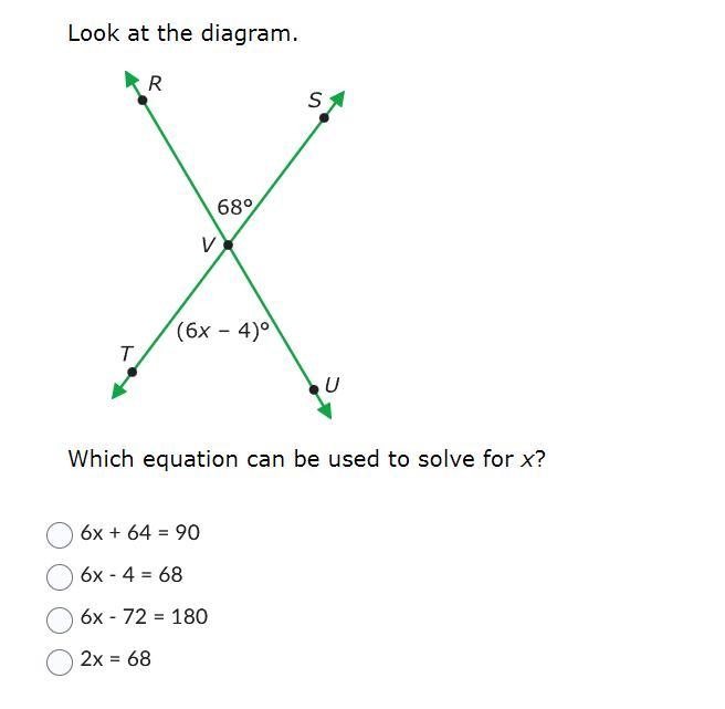 Which can be used to solve for x?-example-1