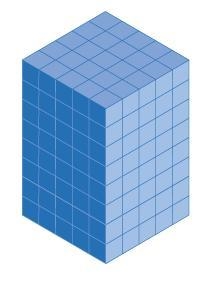 Each cube in this figure measures 1 foot on each side. What is the volume of this-example-1