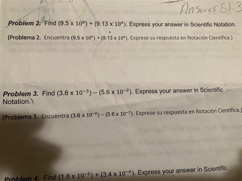 Find (9.5 times 10 to the power of 4)-(5.6 times10 to the power of mines 2) express-example-1