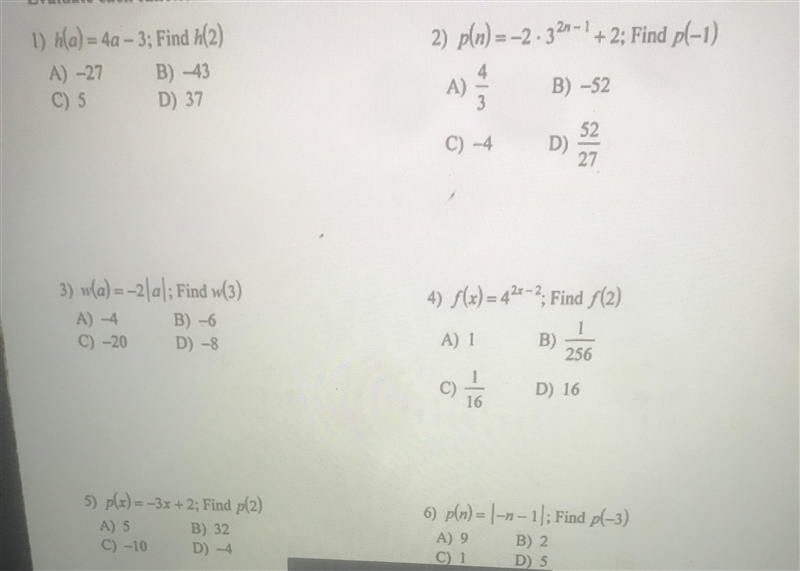 I need the answers for finding functions worksheet!-example-1