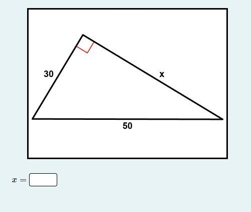 7. Instructions: Find the missing side of the triangle.-example-1