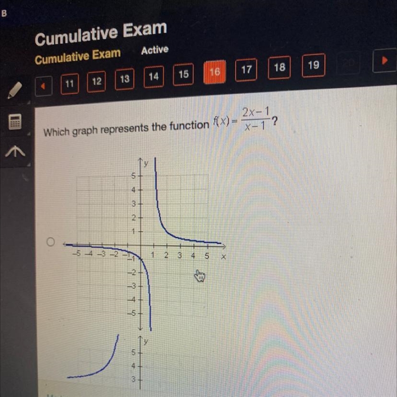 Which graph represents the function-example-1