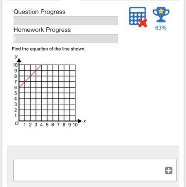 Find the equation of the line shown-example-1