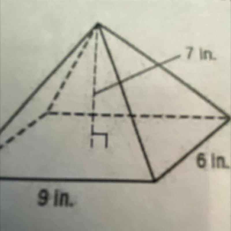 What is the volume of the pyramid shown below?-example-1