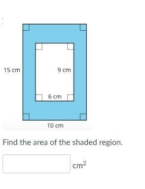 Find the area of the shaded region-example-1