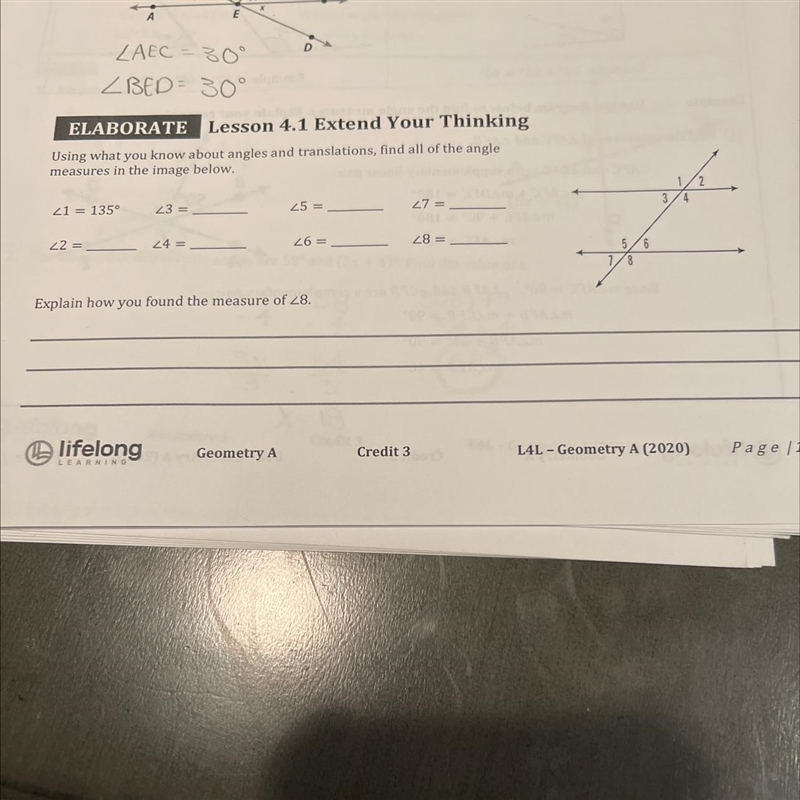 PLSSS HELP!!! 40 pts!!!! Using what you know about angles and translations, find all-example-1