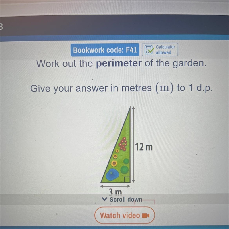 Please help I don’t understand how to use trig for perimeter-example-1