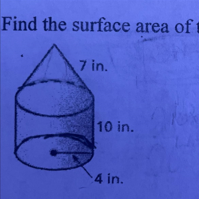 Find the surface area of the composite figure.-example-1