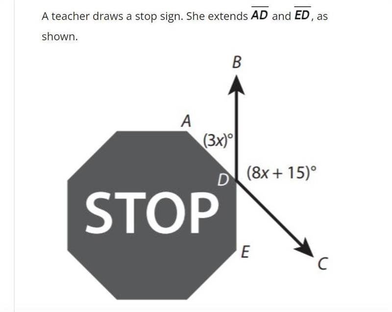 Write an equation that you can use to find the value of x.-example-1