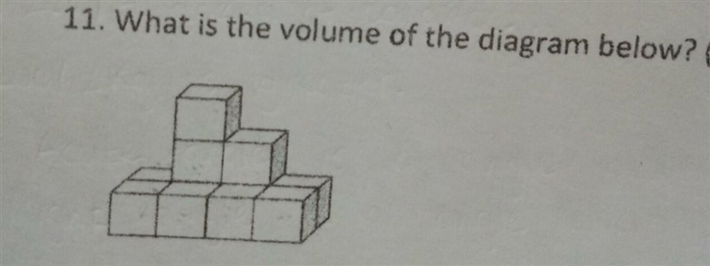 What is the volume of the diagram below? ​-example-1