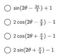 Which trigonometric function does the graph below represent?-example-1