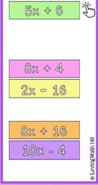 What is the answer to 1/2 (10x + 12)-example-2