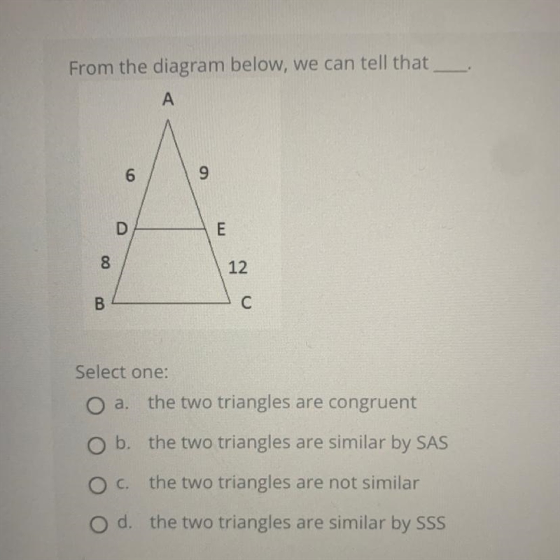 From the diagram below, we can tell that ___.-example-1