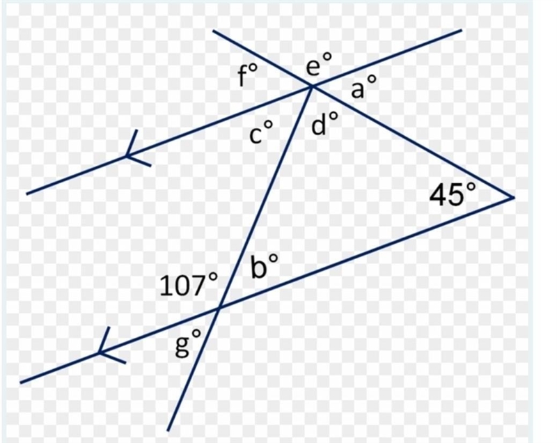 Find angle, a.  Show the working mentioning the angle properties in each step.​-example-1