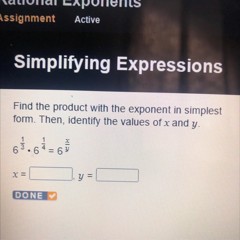 Find the product with the exponent in simplest form.-example-1