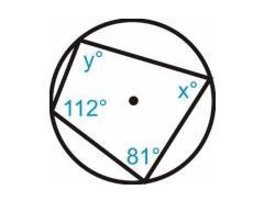 X =_______ y =_______ 12. Find the values of x and y.-example-1