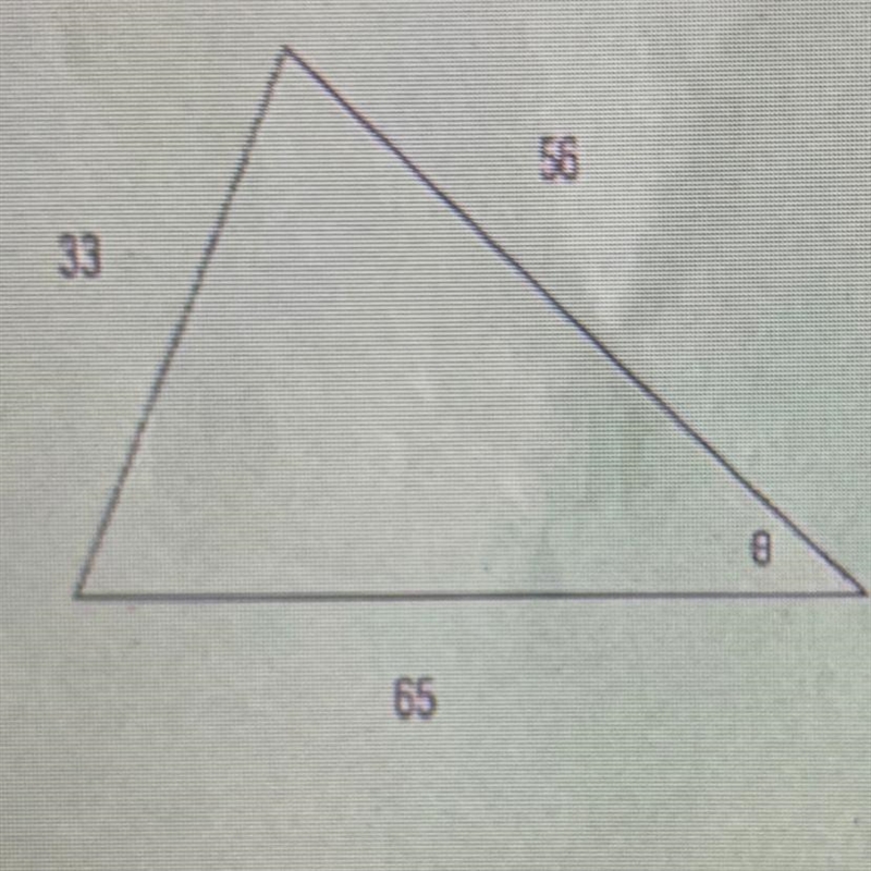 State the specified trig ratio as a fraction. Leave the answer in simplified radical-example-1