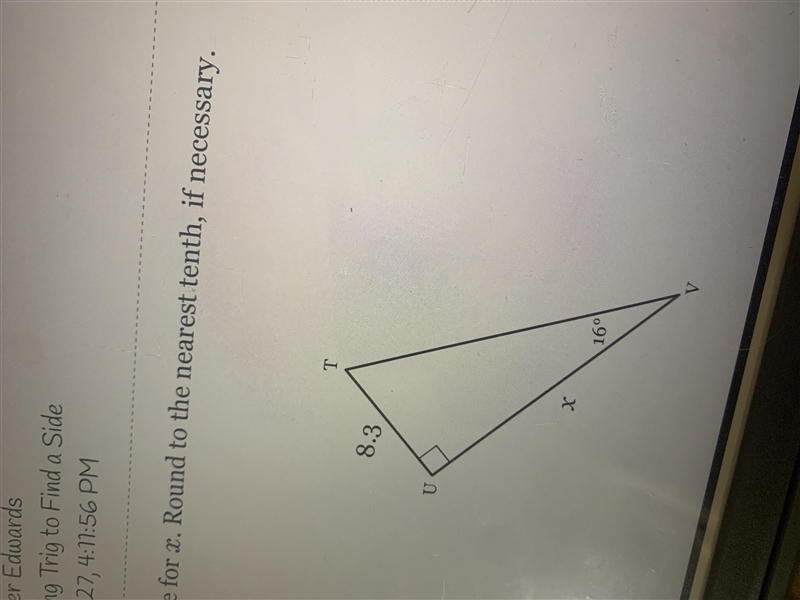 What is the value of x-example-1