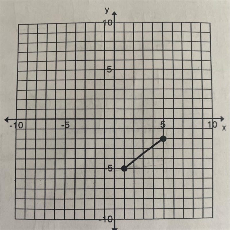 3) Find the length of the line on the grid below. Hint: you need to draw a right triangle-example-1