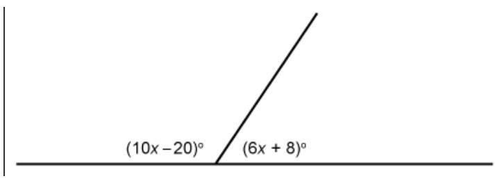 What is the value of x? Enter your answer in the box. x =-example-1