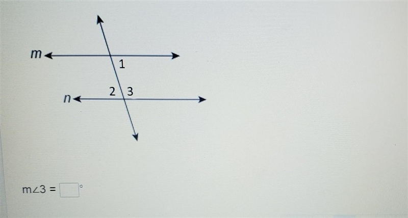 If m || n, m<1 = (5x + 15), and m2 = (8x - 21)', what is m<3? ​-example-1