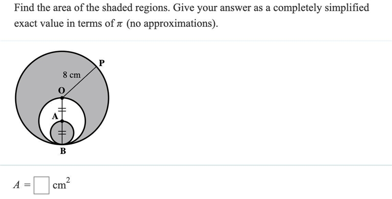 What is the Area of the shaded regions-example-1