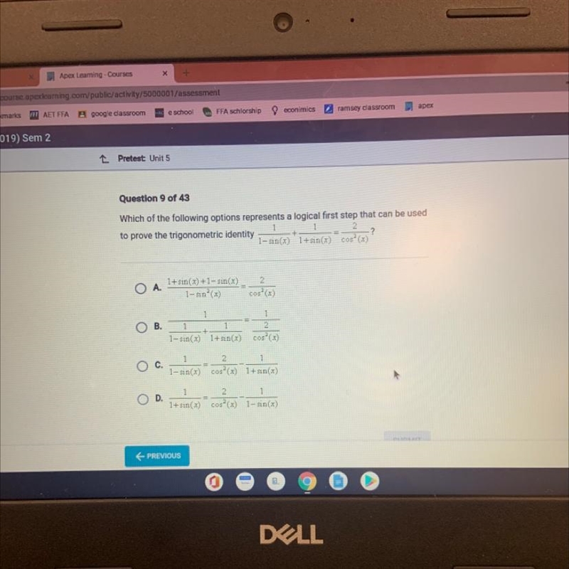 Which of the following options represents a logical first step that can be used 1 2 to-example-1